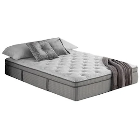 Queen 13 1/2" Euro Top Hybrid Mattress and Ease 3.0 Adjustable Base